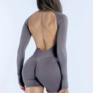 Yoga Fitness Workout Short Jumpsuit
