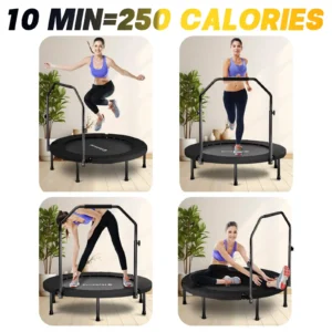 40" Foldable Mini Trampoline Fitness